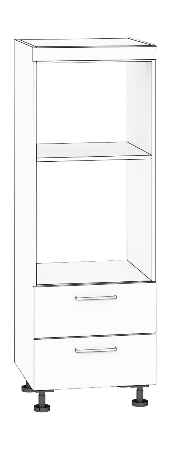 Hochschrank für Kompaktgerät/Backofen, Höhe 175 cm weiß