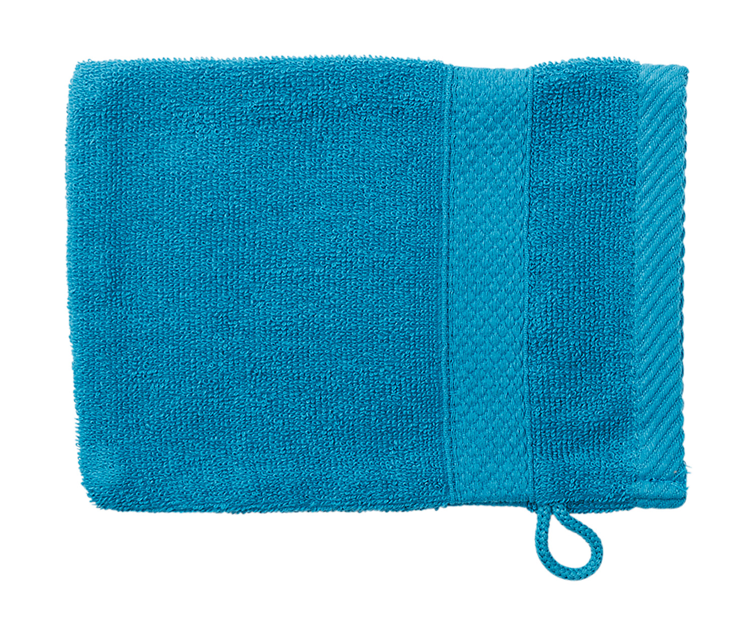 Waschhandschuh 15 x 21 cm petrol