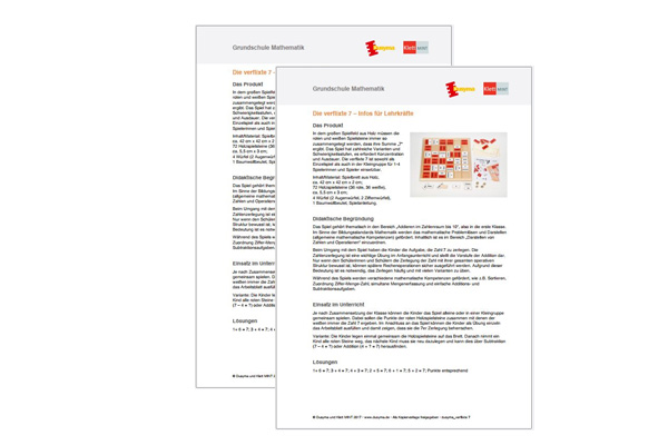 Verflixte Sieben Arbeitsblatt downloaden Verflixte Sieben Arbeitsblatt
