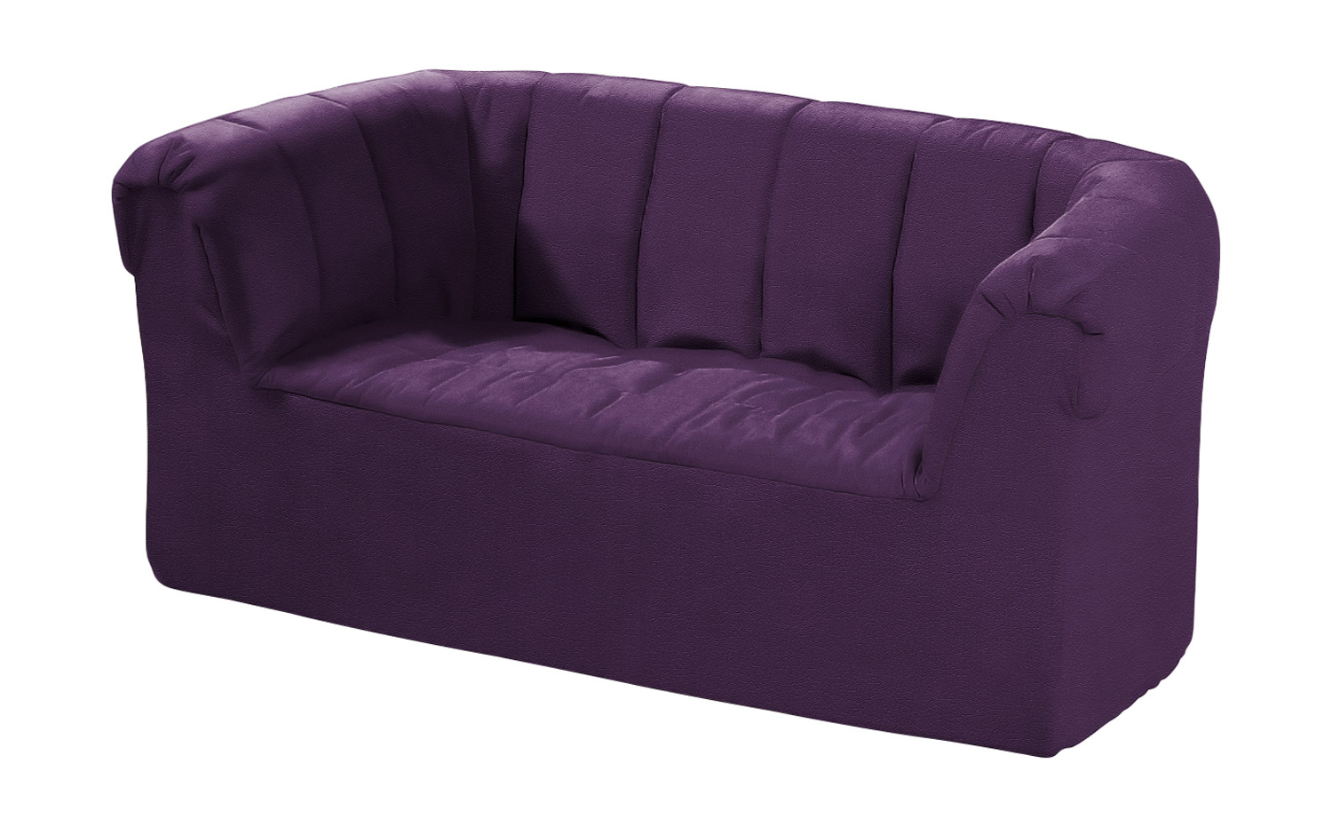 Zweisitzer Sofa Softskin lila