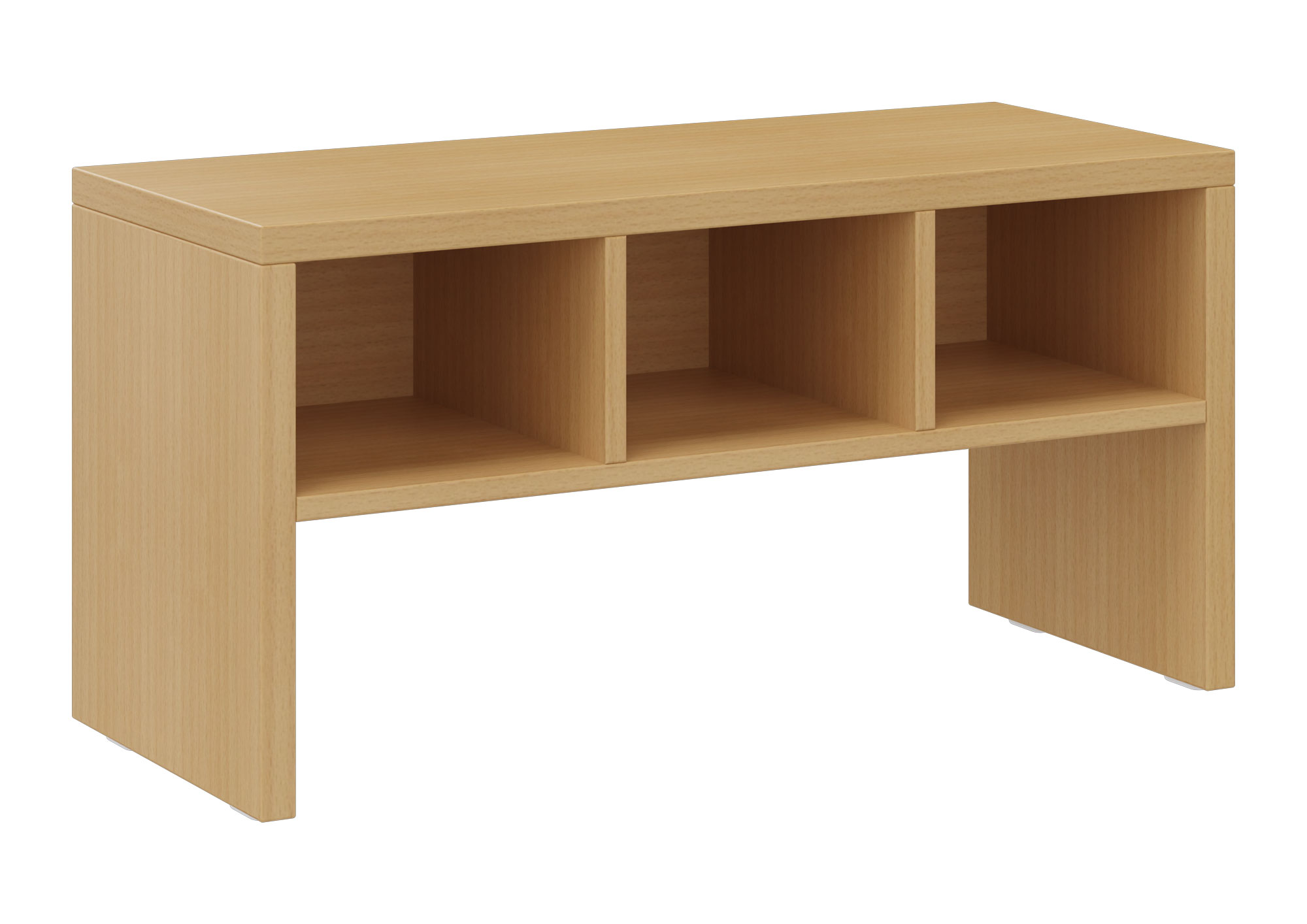hej Garderobenbank T mit Fächern Höhe 38 cm, Breite 67,3 cm, Buche Dekor