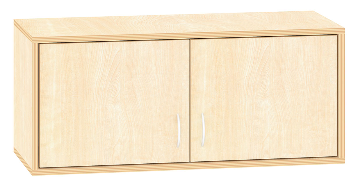 Schrank als Aufsatzschrank mit Türen, Breite 100 cm 