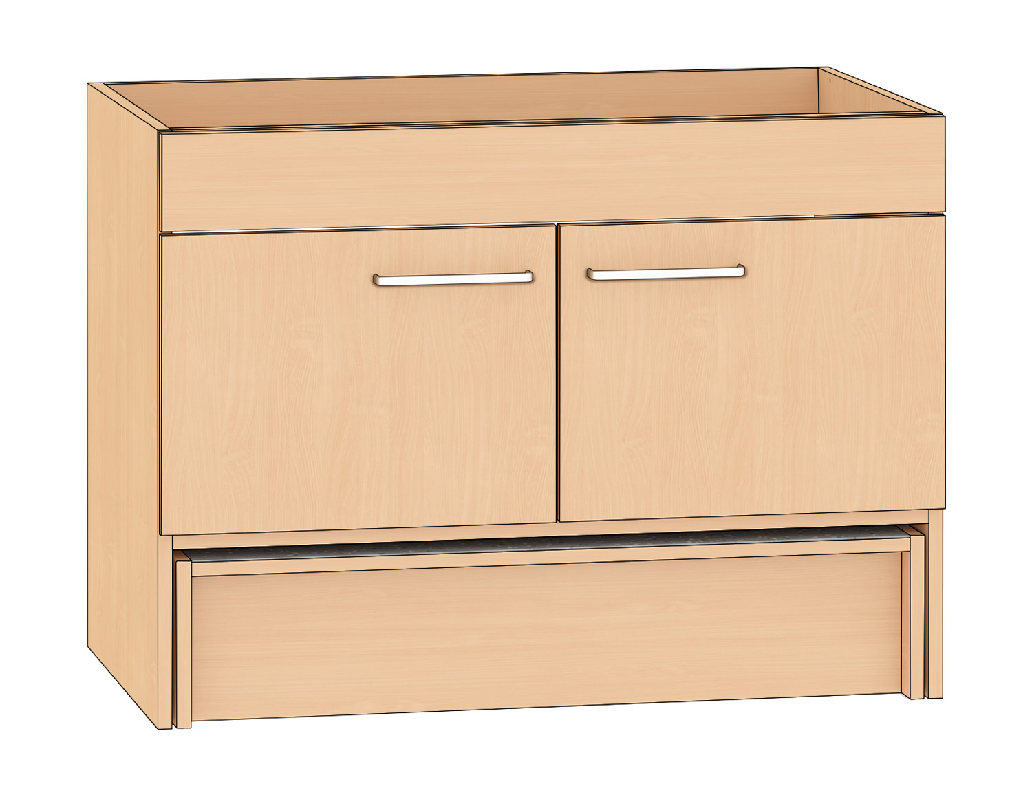 Spülenschrank Buche