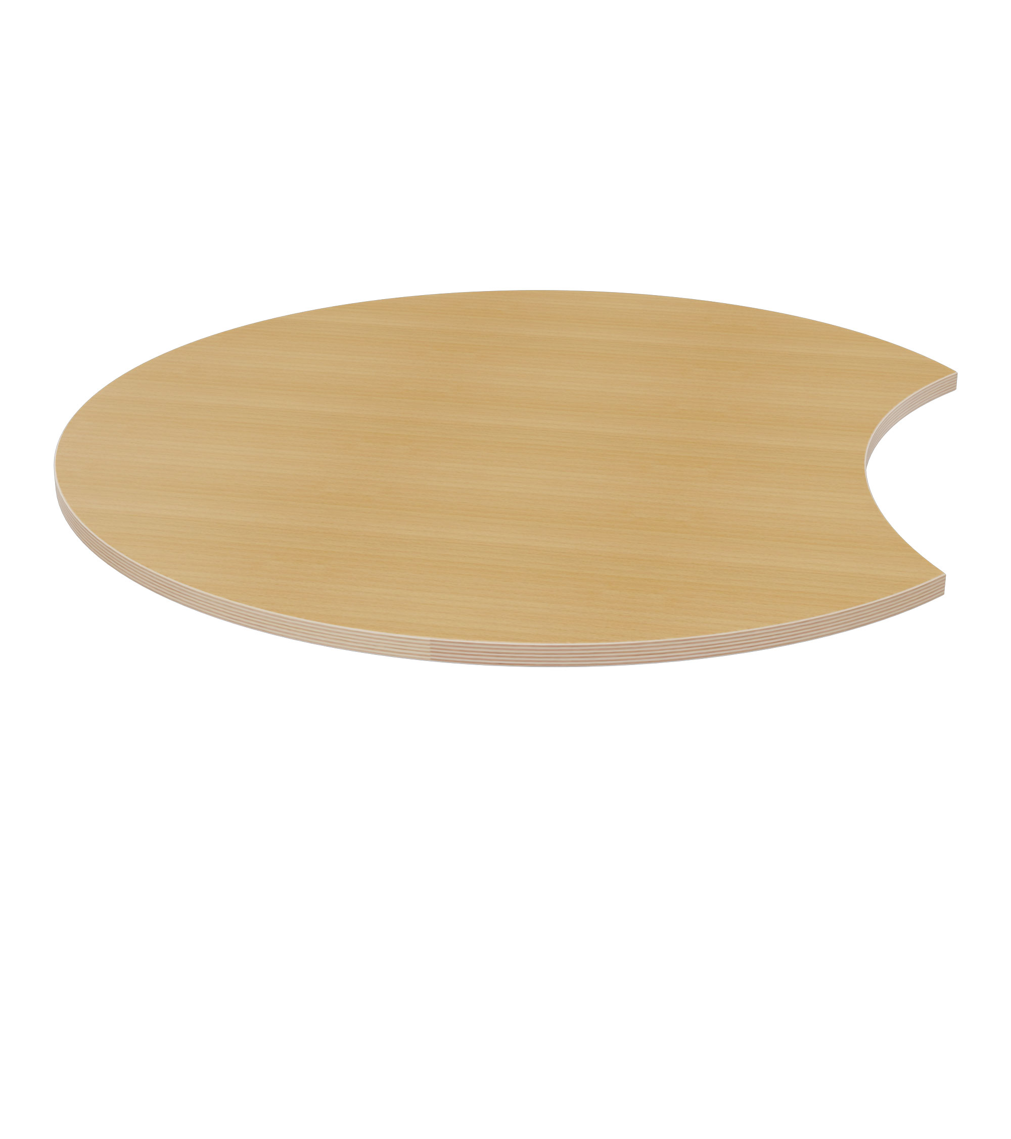 Tischplatte Doki als Variabler Ø 110 cm