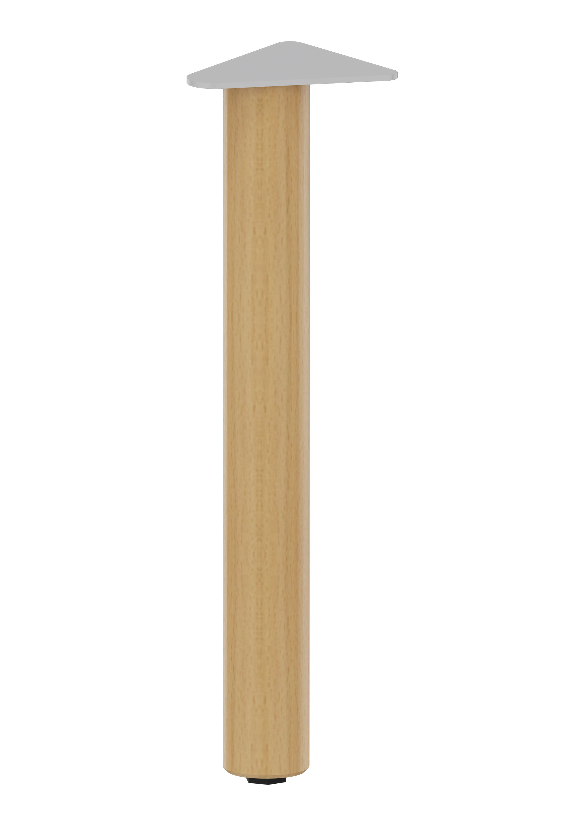 Holz Tischbein ohne Rollen
