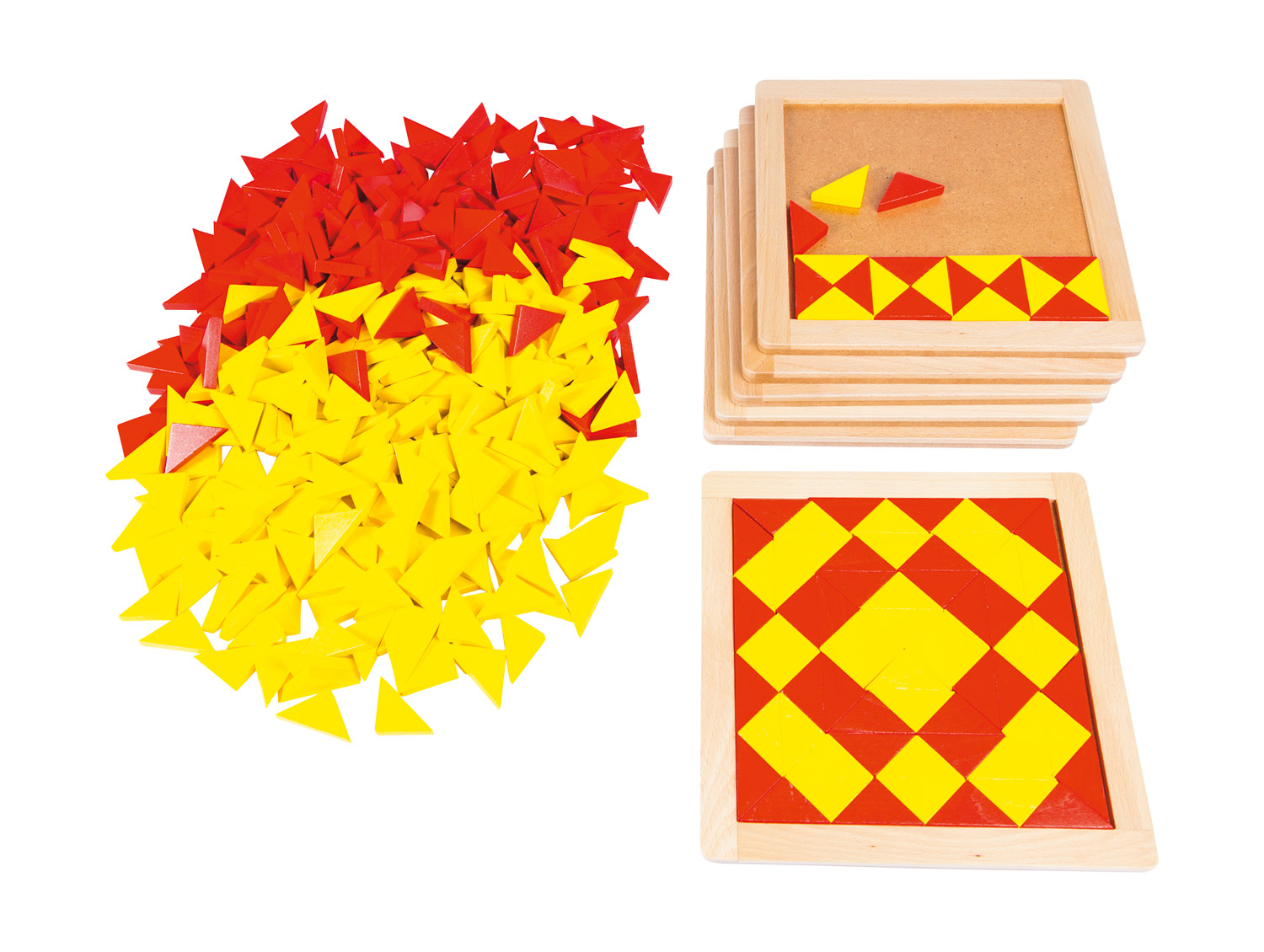 Magisches Mosaik rot gelb KiGa Set
