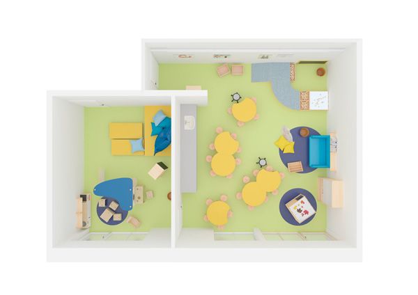 Raumgestaltung im Kindergarten