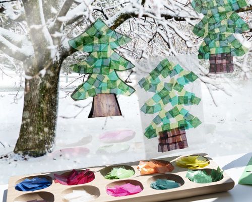 Tannenbäume Basteln - Gratis Vorlage! Tannenbäume Basteln - Gratis Vorlage!